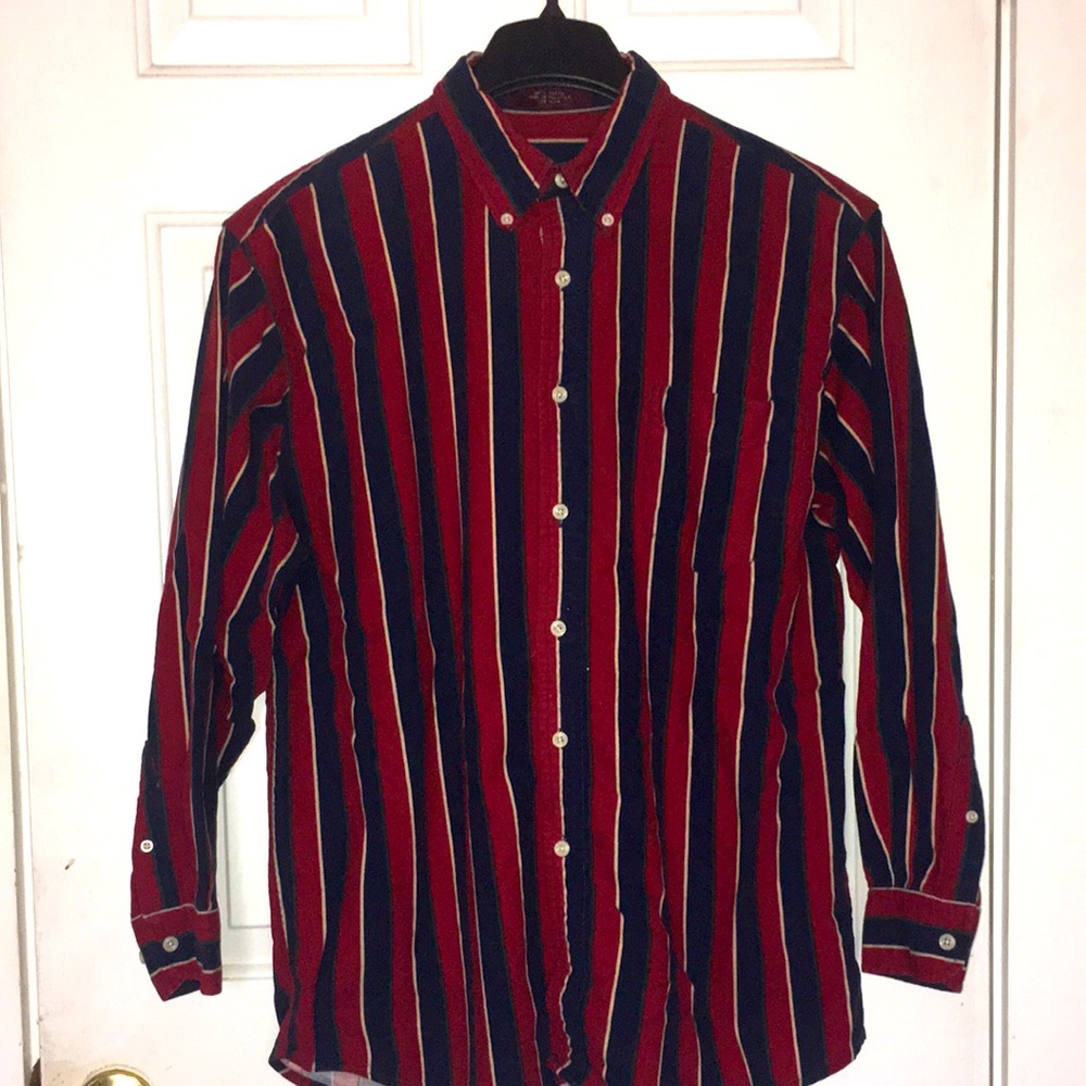 Vintage- striped button down shirt (FAIR)